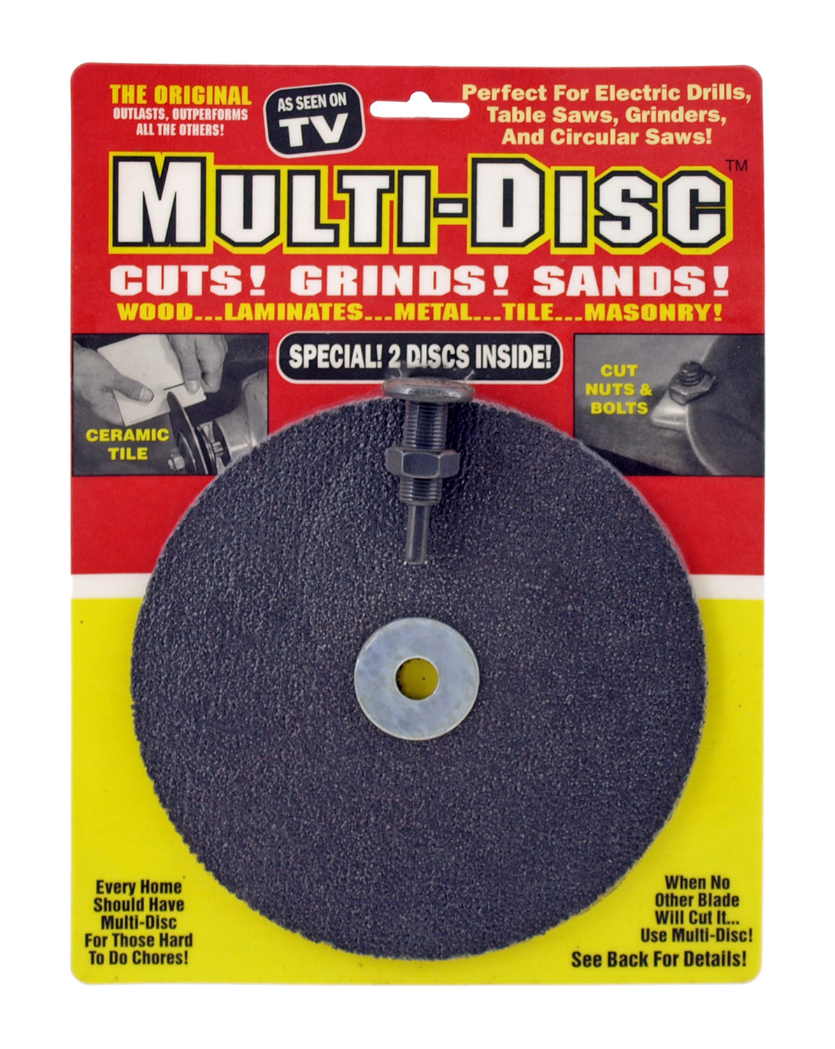 MULTI DISC 3pc Cutting Grinding Sanding (all in one) Metal Wood Brick